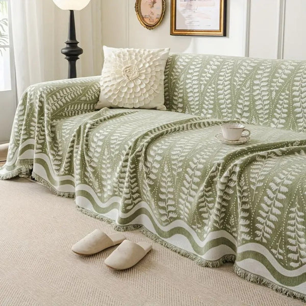 Seagrass Wave Pattern Sofa Cover