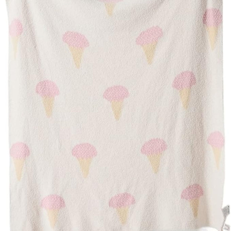 Sucrée Icecream Soft Knit Throw Blanket