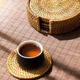 Handmade Rattan Coaster | 6pcs Set