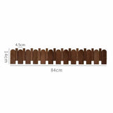 Piano Wooden Hook Wall Coat Rack