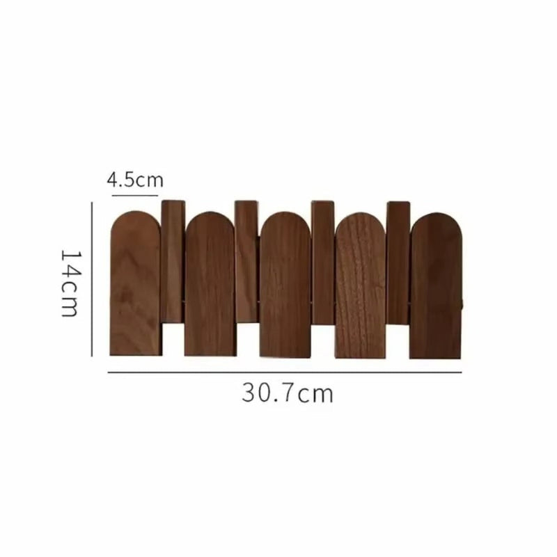 Piano Wooden Hook Wall Coat Rack