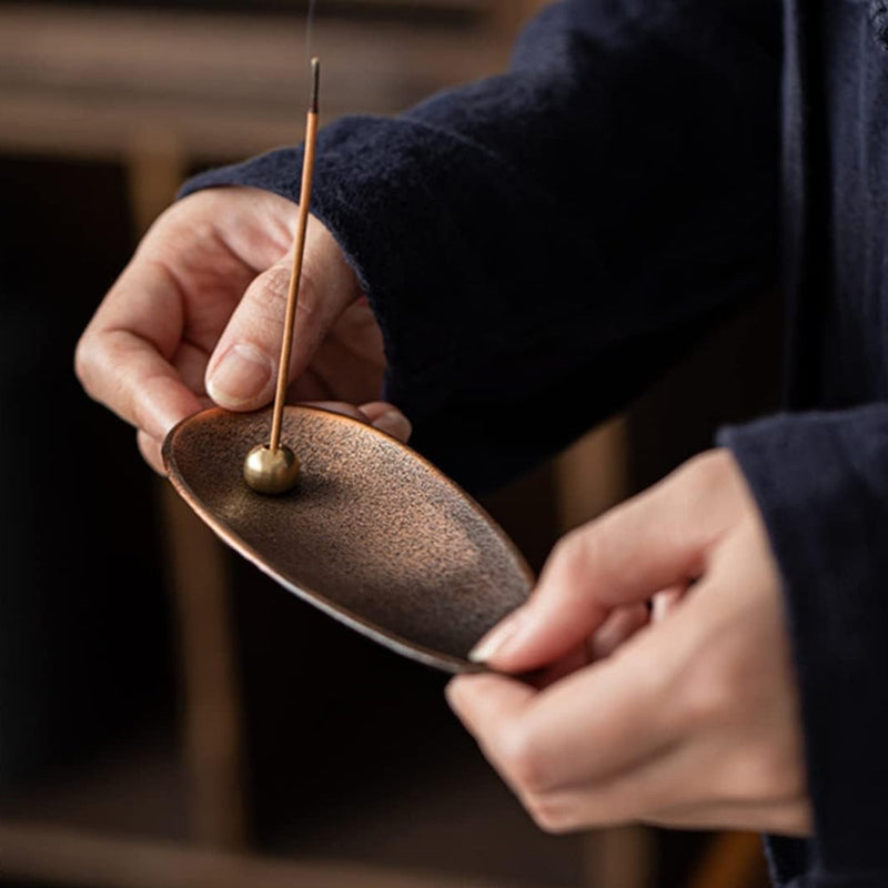 Zen Alloy Bead Incense Holder