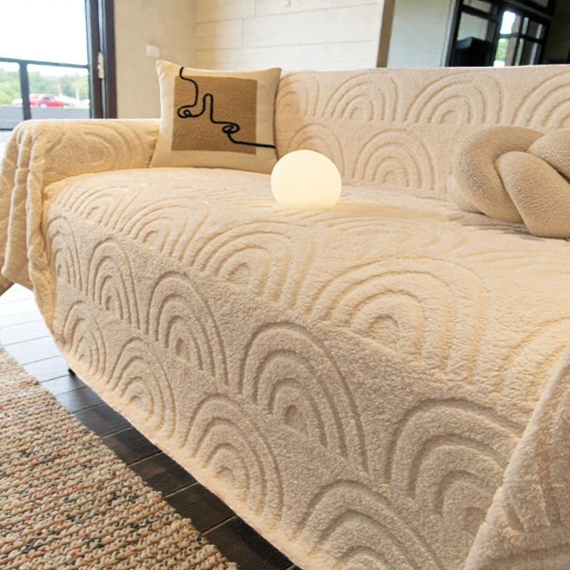 Celestial Plush Sofa Cover
