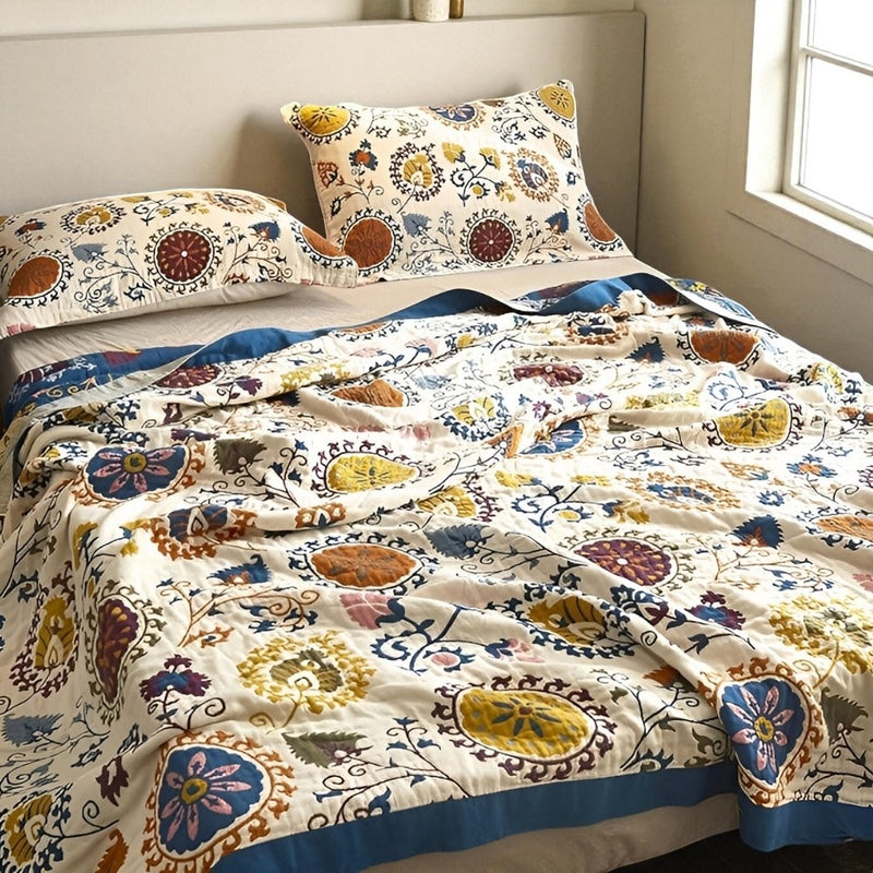 Breathable Cotton Gauze Coverlet