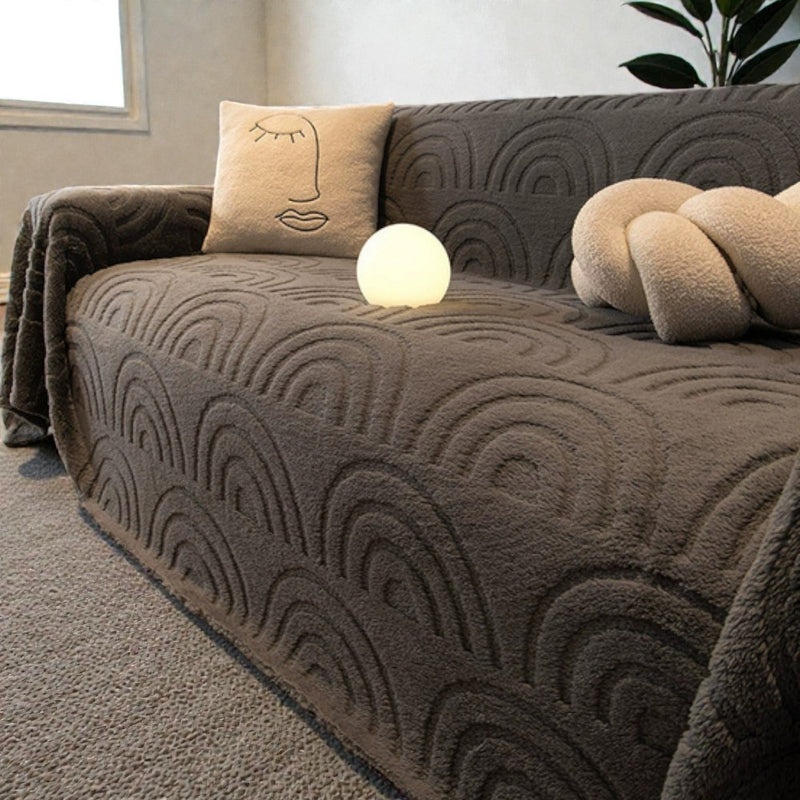 Celestial Plush Sofa Cover