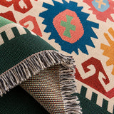 Funda de sofá tribal geométrica moderna
