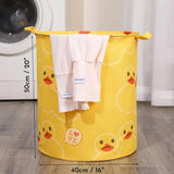 Happy Duck Waterproof Laundry Basket