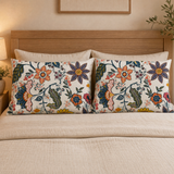 Rustic Artistic Flora Pillowcases | 2pcs Set