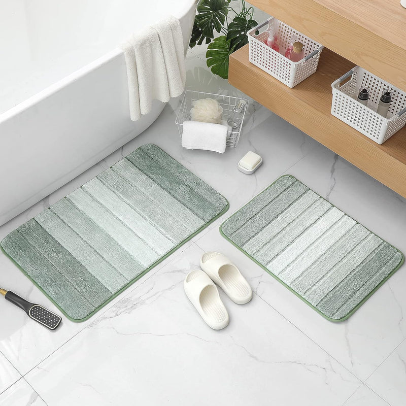 Serene Sage Bath Mat Set | 2PCS