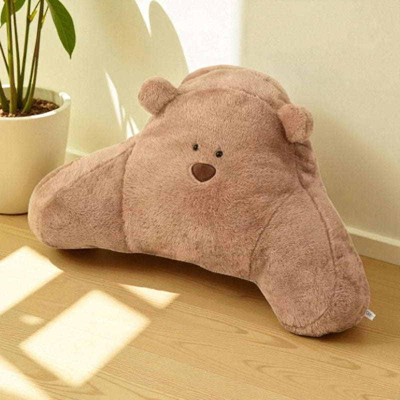 Teddy Shape Waist Backrest Cushion